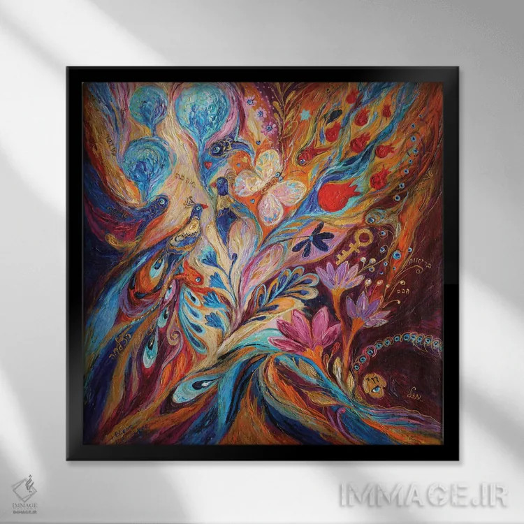 تابلو طوفان شوم II اثر النا کوتلیارکر - نمای قابدار مشکی