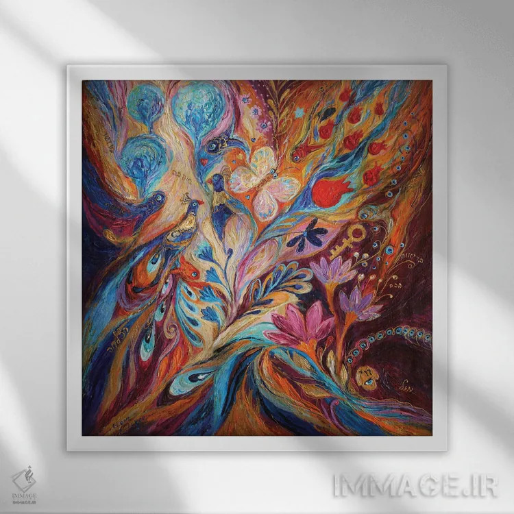 تابلو طوفان شوم II اثر النا کوتلیارکر - نمای قابدار سفید