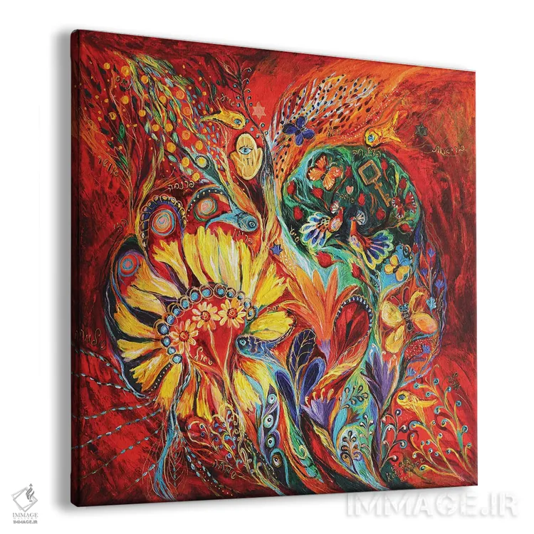 تابلو شکوفهدهی II اثر النا کوتلیارکر - نمای پرسپکتیو محصول