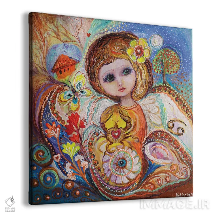 تابلو پریهای سری زودیاک اثر النا کوتلیارکر - نمای پرسپکتیو محصول