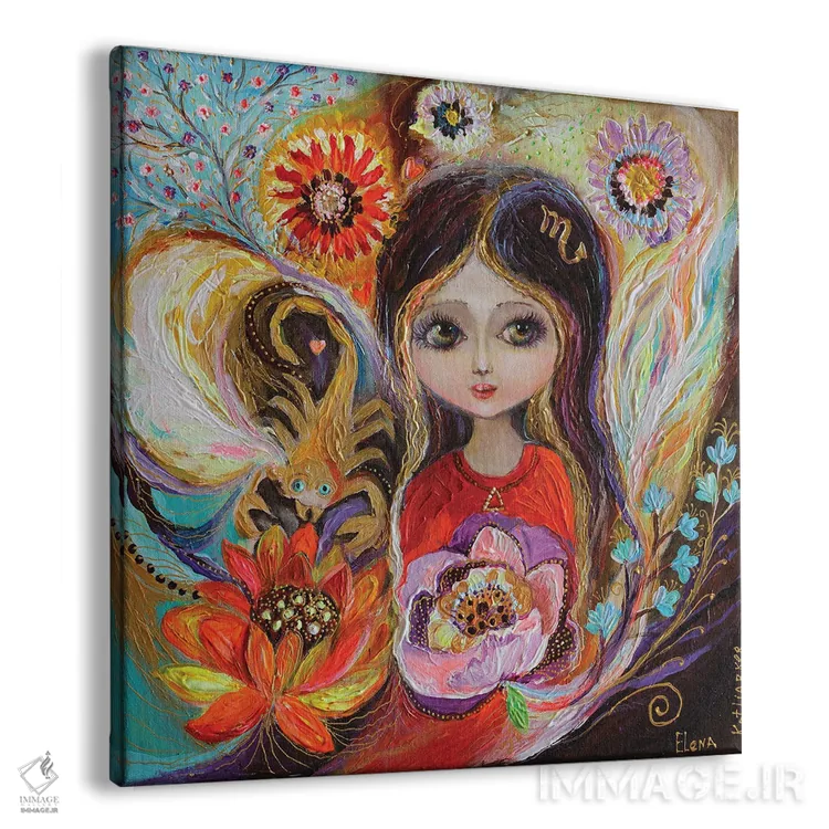 تابلو پریهای سری زودیاک اثر النا کوتلیارکر - نمای پرسپکتیو محصول