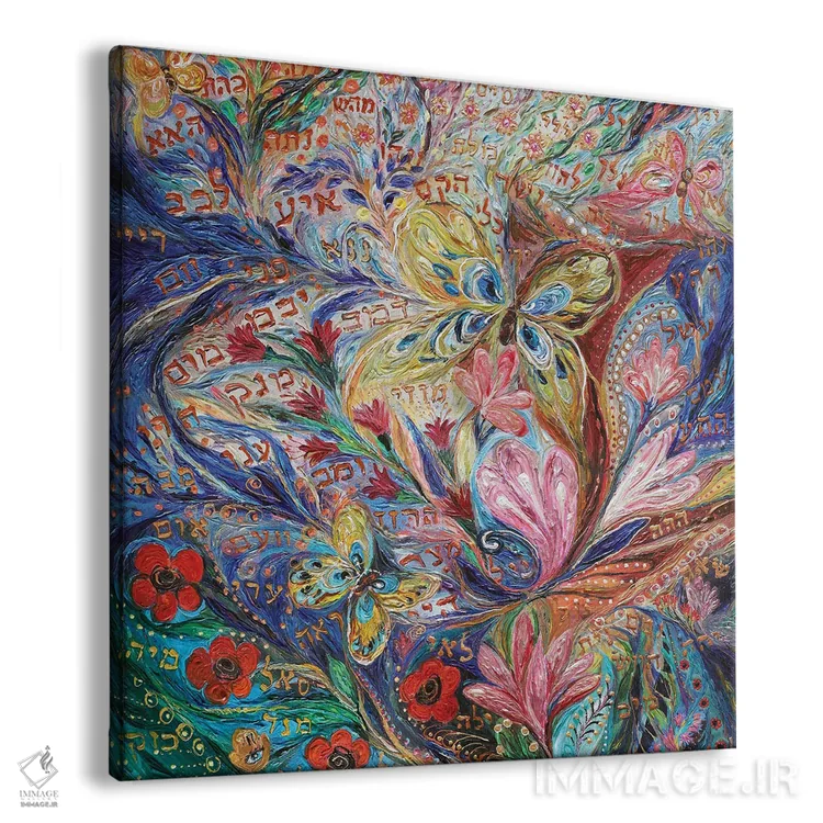 تابلو هفتاد و دو نام: بخش چهارم (مفاهیم عرفانی) اثر النا کوتلیارکر - نمای پرسپکتیو محصول