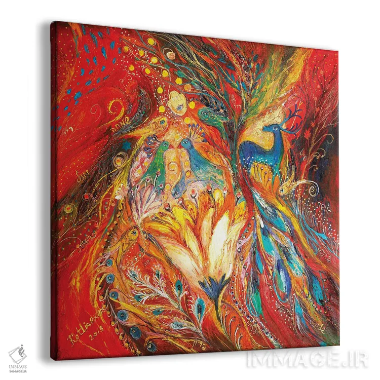 تابلو راز گوزن آبی اثر النا کوتلیارکر - نمای پرسپکتیو محصول