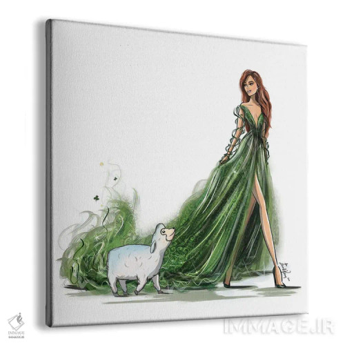 تابلو روز سنت پاتریک (جشن ایرلندی) اثر اما کنی - نمای پرسپکتیو محصول