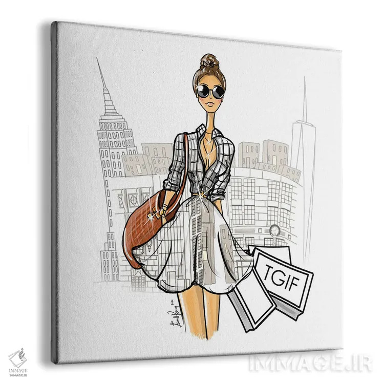 تابلو جمعه شد! (Thank God It's Friday) اثر اما کنی - نمای پرسپکتیو محصول