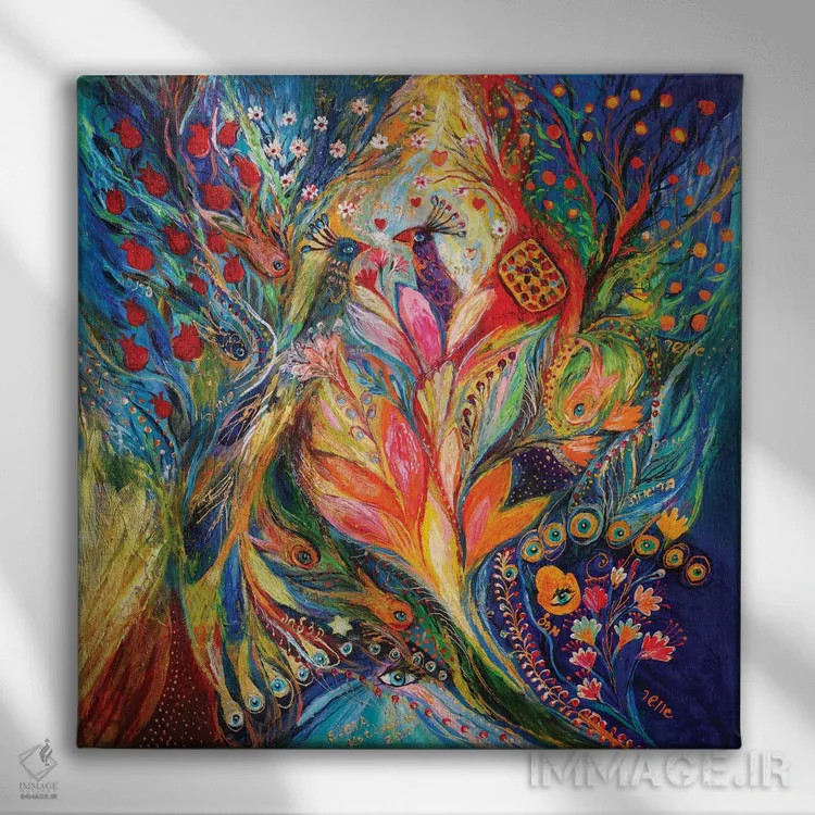 تابلو ملکه لیلی اثر النا کوتلیارکر - نمای روبهرو روی دیوار