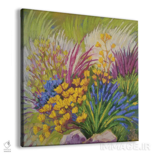 تابلو چمنزار گلها اثر اکاترینا پریسیچ - نمای پرسپکتیو محصول