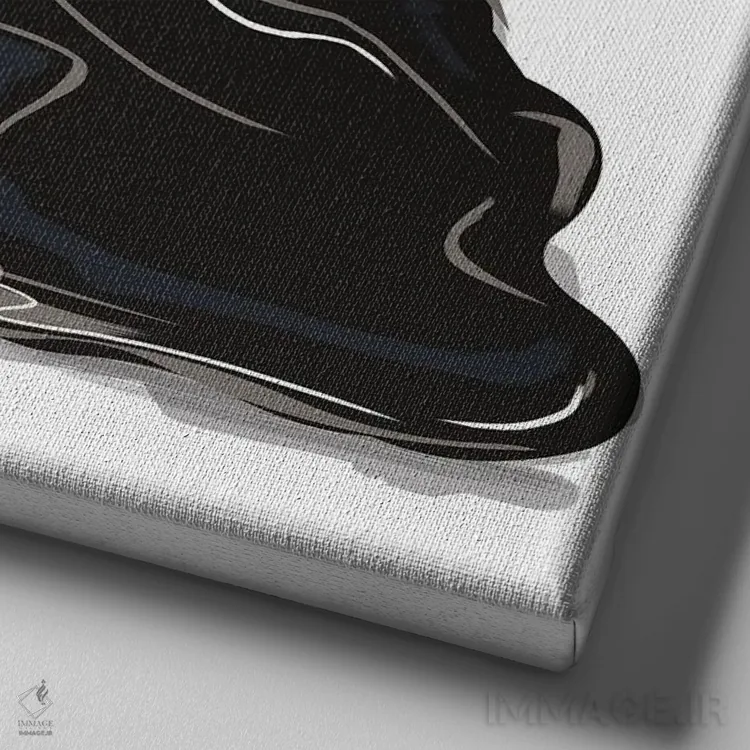 تابلو دیانا (اسم خاص، شاهزاده/الهه) اثر اما کنی - نمای نزدیک بافت بوم