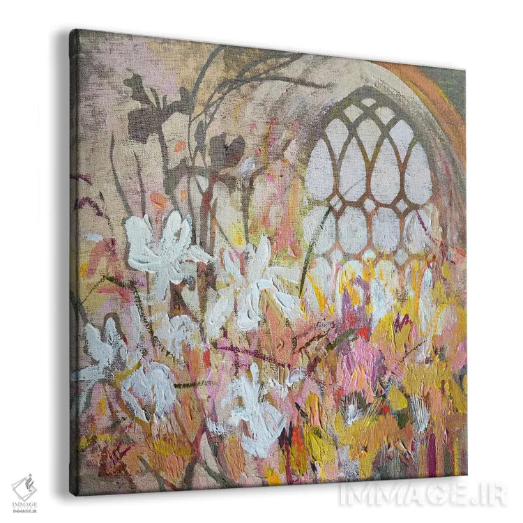 تابلو حال و هوای بهاری اثر اکاترینا پریسیچ - نمای پرسپکتیو محصول