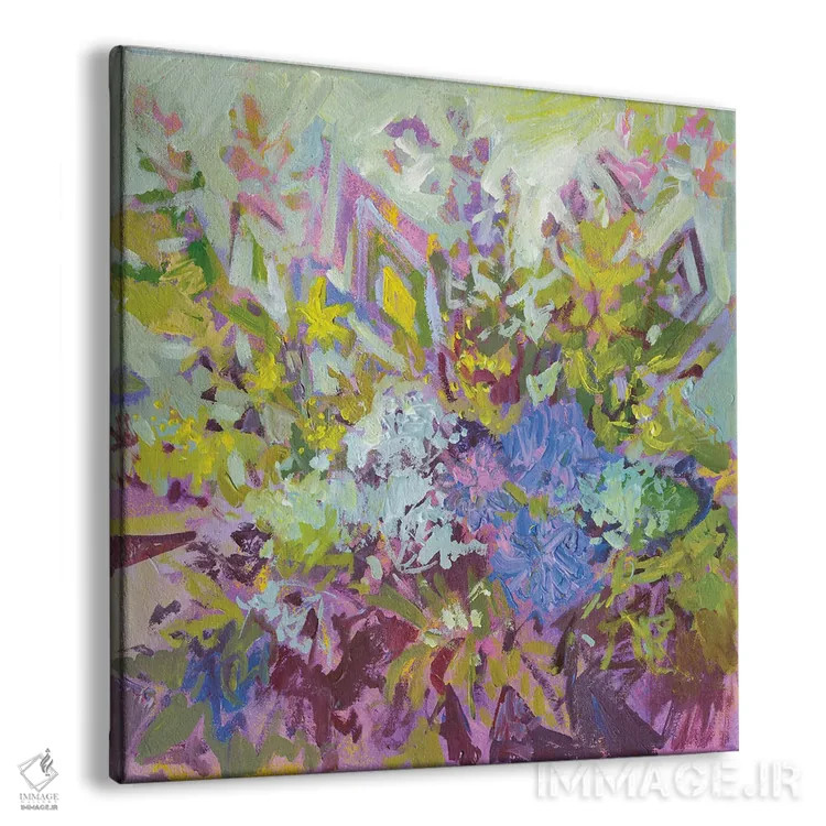 تابلو موزاییک گلها اثر اکاترینا پریسیچ - نمای پرسپکتیو محصول