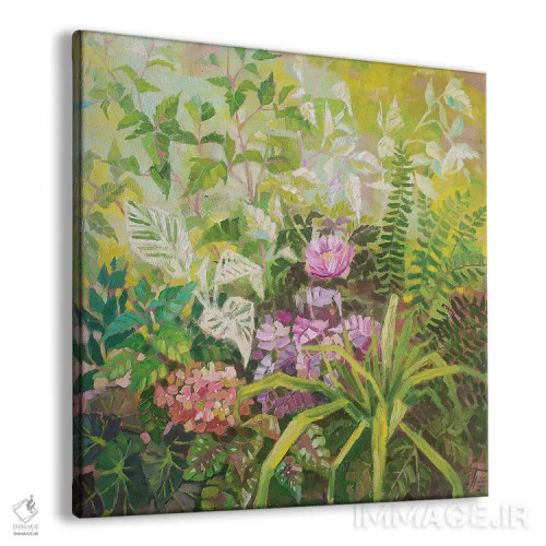 تابلو باغ تابستانی اثر اکاترینا پریسیچ - نمای پرسپکتیو محصول