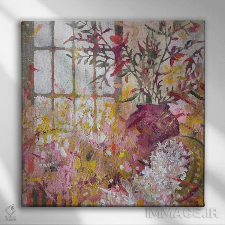 تابلو لحظهای آفتابی اثر اکاترینا پریسیچ - نمای روبهرو روی دیوار