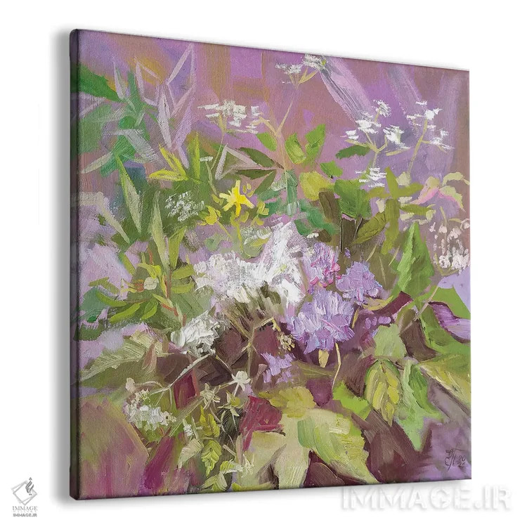 تابلو گلهای وحشی اثر اکاترینا پریسیچ - نمای پرسپکتیو محصول
