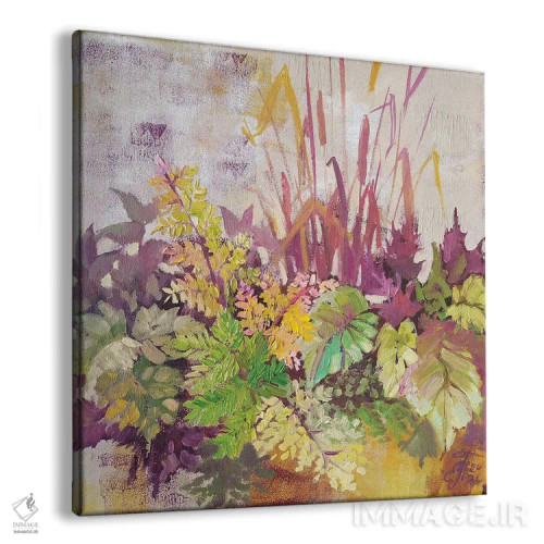 تابلو بوتهزار بنفش اثر اکاترینا پریسیچ - نمای پرسپکتیو محصول