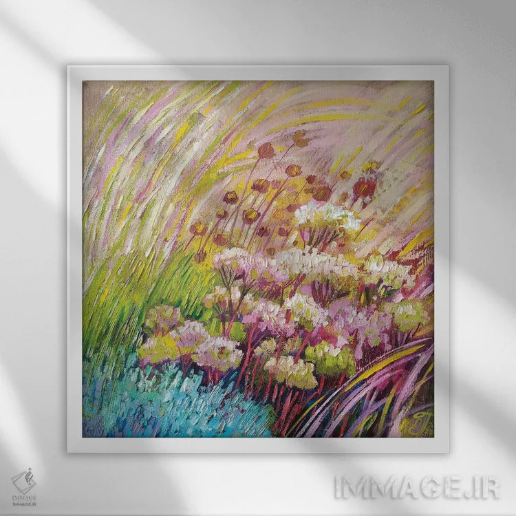 تابلو تندباد ظهرگاهی اثر اکاترینا پریسیچ - نمای قابدار سفید