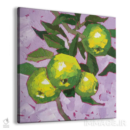 تابلو شاخهٔ سیب سبز اثر اکاترینا پریسیچ - نمای پرسپکتیو محصول