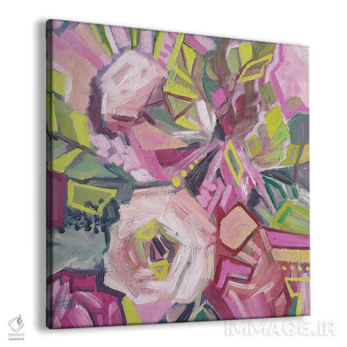 تابلو گلهای抽象ی اثر اکاترینا پریسیچ - نمای پرسپکتیو محصول