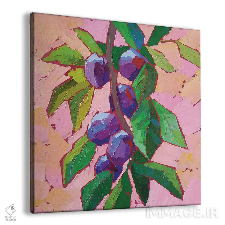 تابلو شاخهٔ آلو اثر اکاترینا پریسیچ - نمای پرسپکتیو محصول