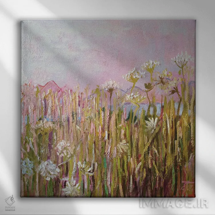 تابلو حال و هوای صبحگاهی اثر اکاترینا پریسیچ - نمای روبهرو روی دیوار