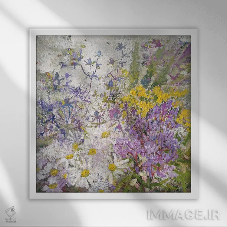 تابلو نفس جولای اثر اکاترینا پریسیچ - نمای قابدار سفید