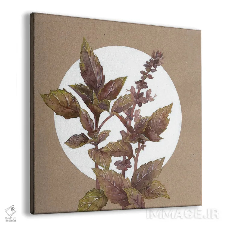 تابلو ریحان بنفش اثر اکاترینا پریسیچ - نمای پرسپکتیو محصول