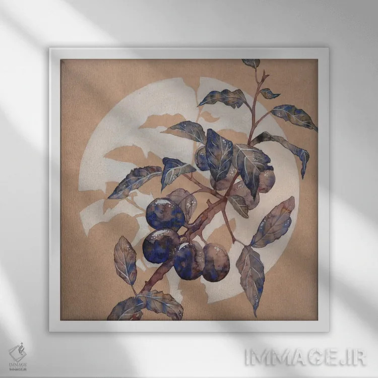 تابلو آلوی صنایعدستی اثر اکاترینا پریسیچ - نمای قابدار سفید