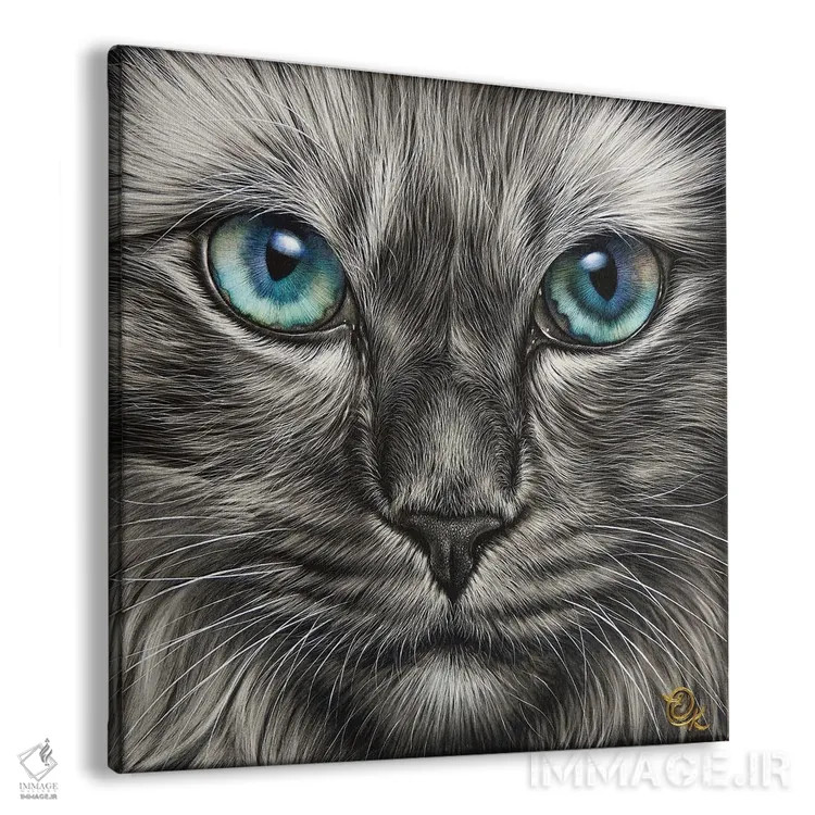 تابلو نگاه آبی اثر النا کولوتوشا - نمای پرسپکتیو محصول