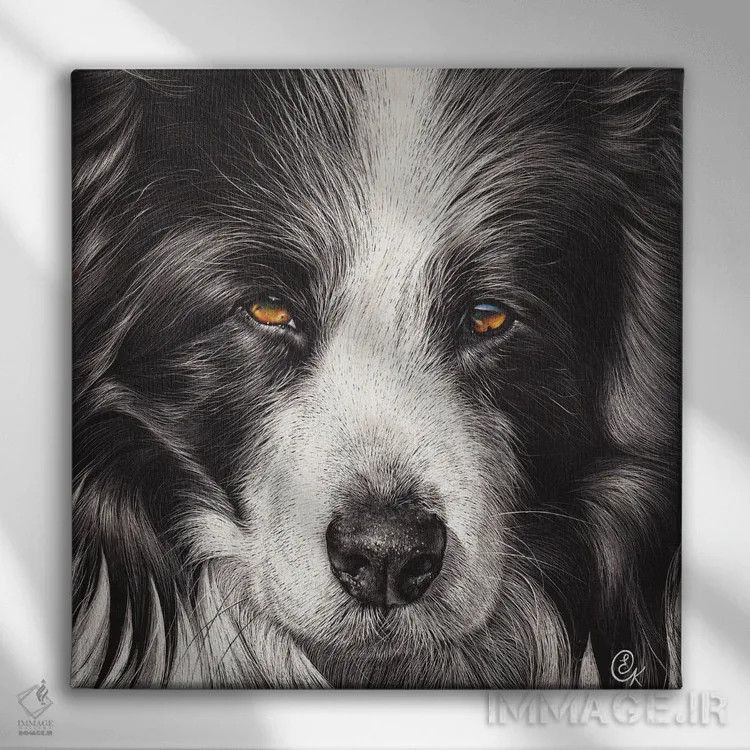 تابلو همدم وفادار اثر النا کولوتوشا - نمای روبهرو روی دیوار