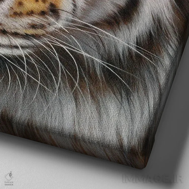 تابلو چهرههای طبیعت وحشی اثر النا کولوتوشا - نمای نزدیک بافت بوم
