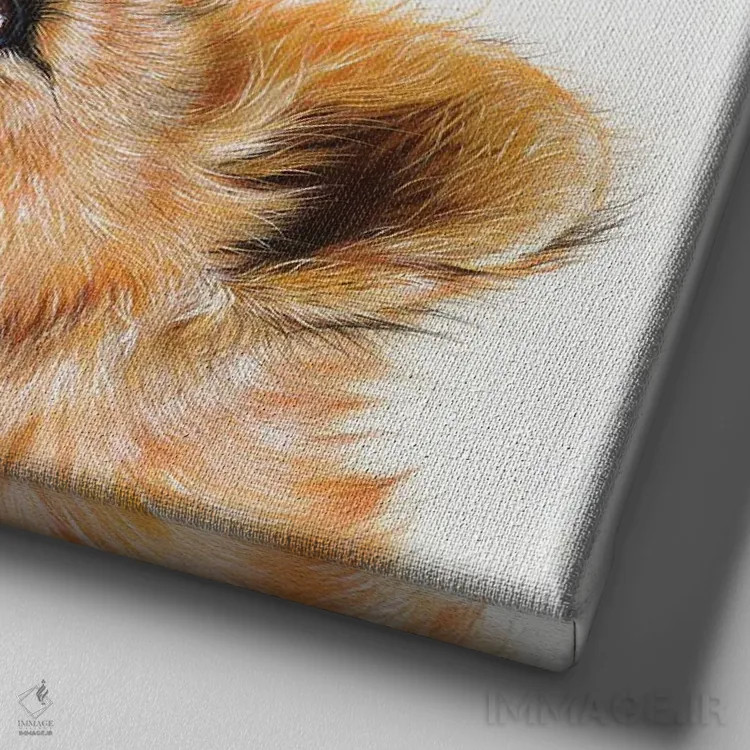 تابلو رویاپرداز اثر النا کولوتوشا - نمای نزدیک بافت بوم