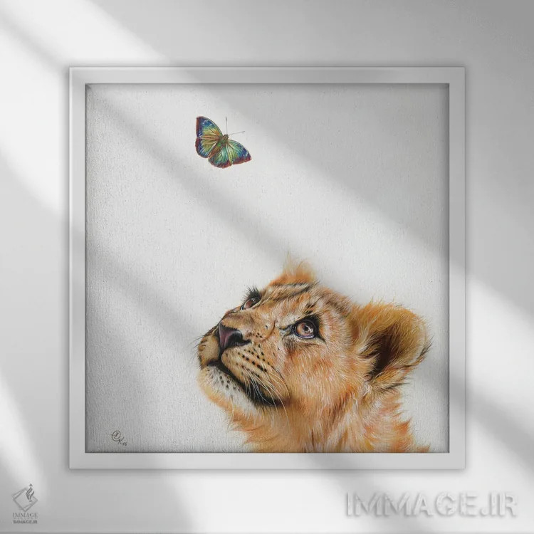 تابلو رویاپرداز اثر النا کولوتوشا - نمای قابدار سفید