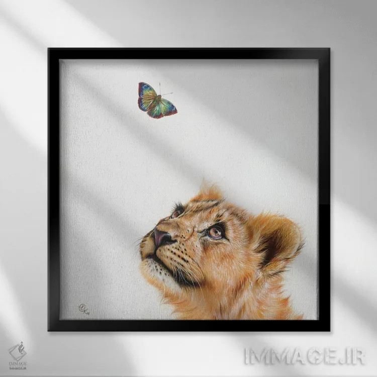 تابلو رویاپرداز اثر النا کولوتوشا - نمای قابدار مشکی