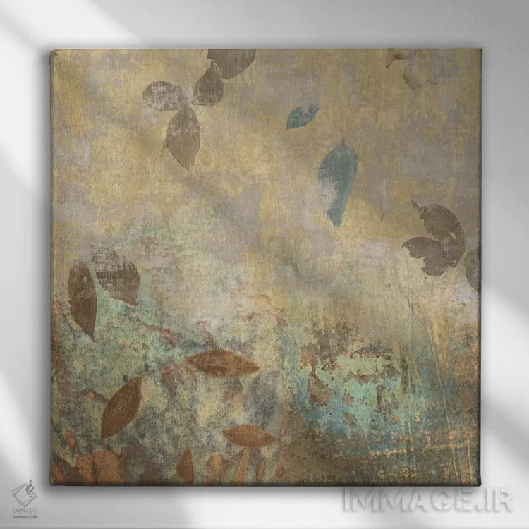 تابلو ریتم طبیعت II اثر ارین لانگه - نمای روبهرو روی دیوار