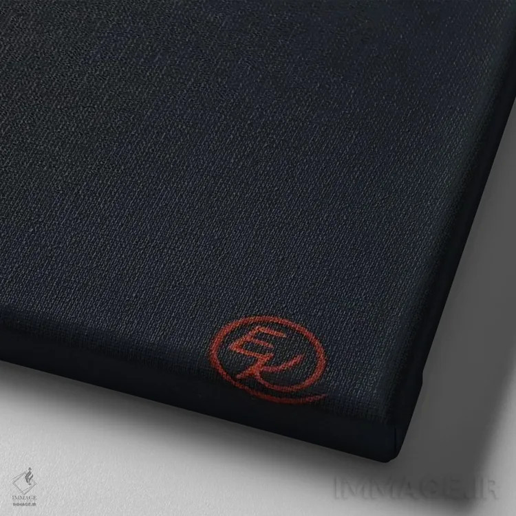 تابلو شکار (زنبورخوار رنگینکمان) اثر النا کولوتوشا - نمای نزدیک بافت بوم