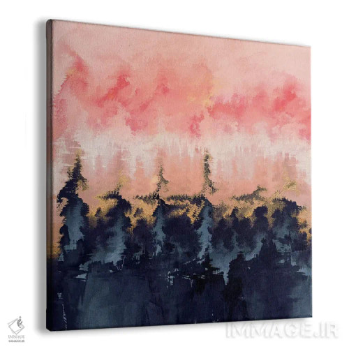 تابلو بیابان انتزاعی اثر الیزابت فردریکسون - نمای پرسپکتیو محصول