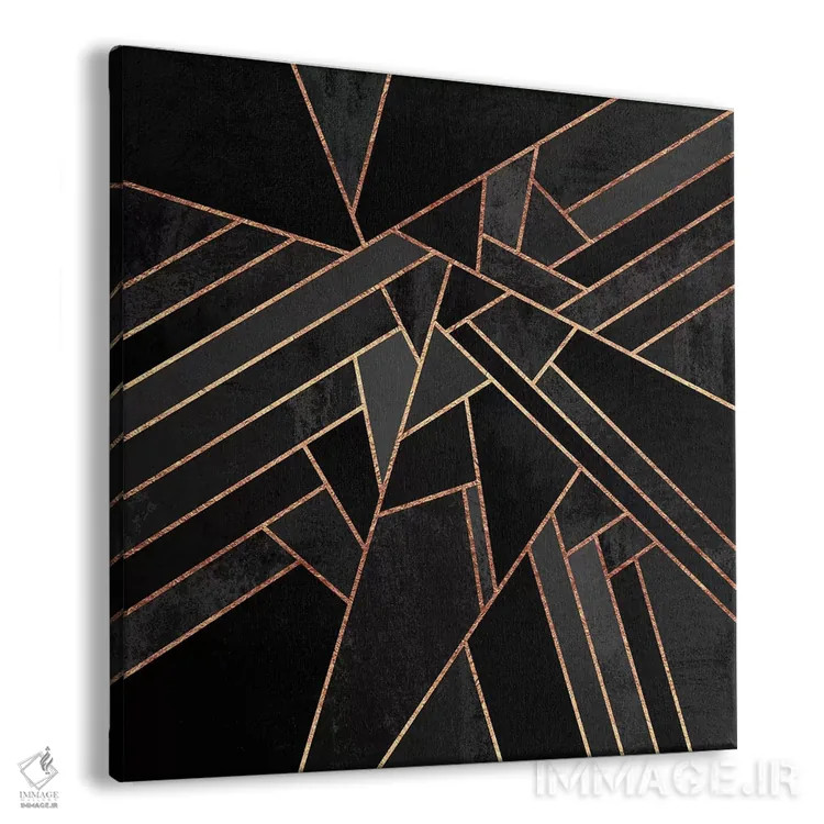 تابلو شب سیاه اثر الیزابت فردریکسون - نمای پرسپکتیو محصول