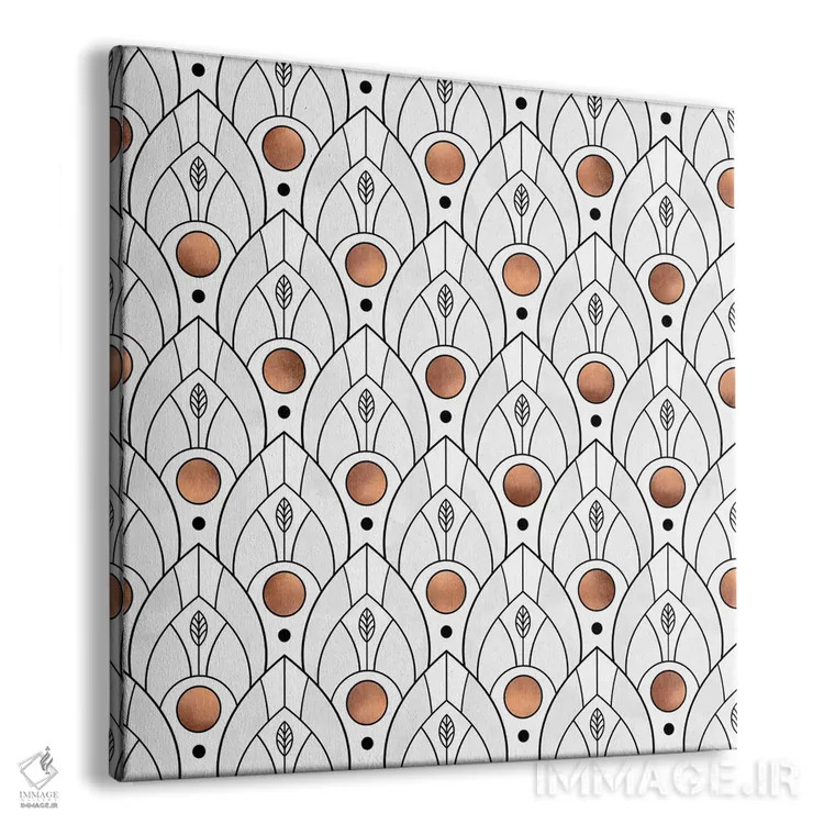 تابلو برگهای آرتدکو ۲ اثر الیزابت فردریکسون - نمای پرسپکتیو محصول