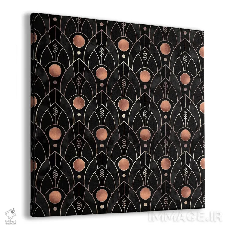 تابلو برگهای آرتدکو ۳ اثر الیزابت فردریکسون - نمای پرسپکتیو محصول