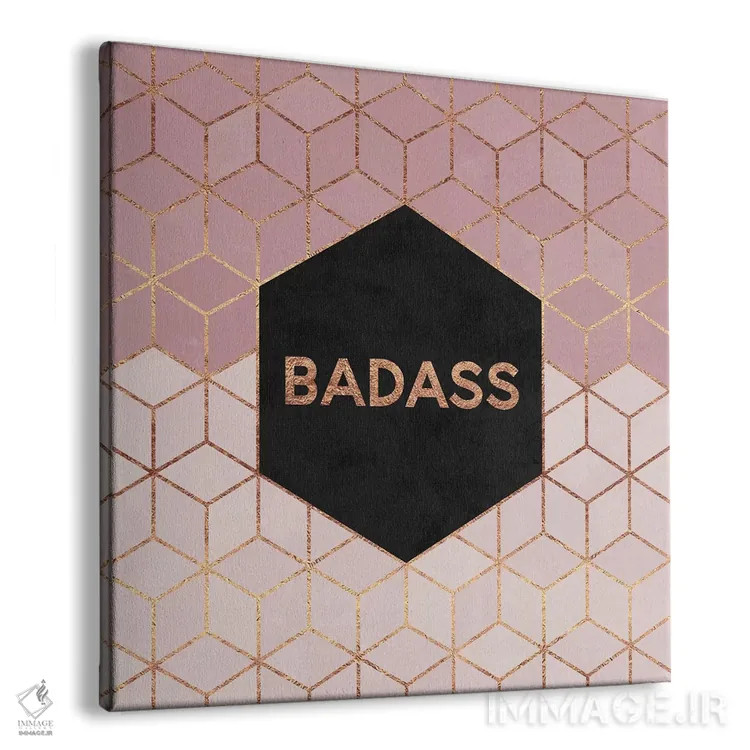 تابلو باهویت (خفن) اثر الیزابت فردریکسون - نمای پرسپکتیو محصول