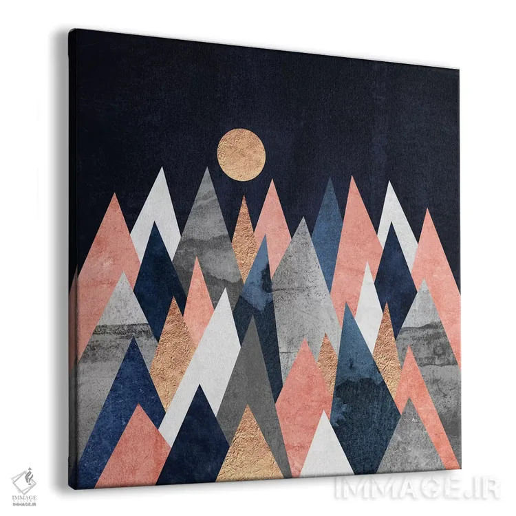 تابلو ماه طلایی اثر الیزابت فردریکسون - نمای پرسپکتیو محصول