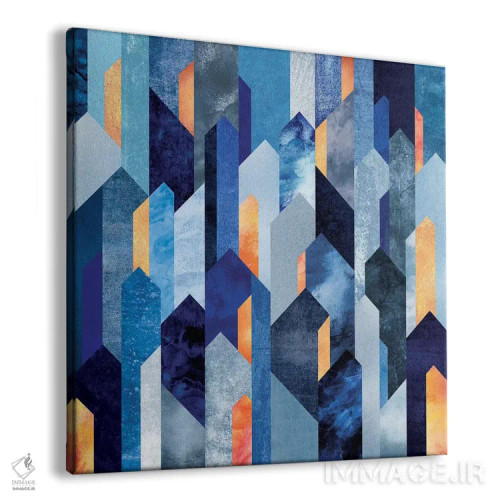 تابلو سنگ کیانیت و نمک اثر الیزابت فردریکسون - نمای پرسپکتیو محصول