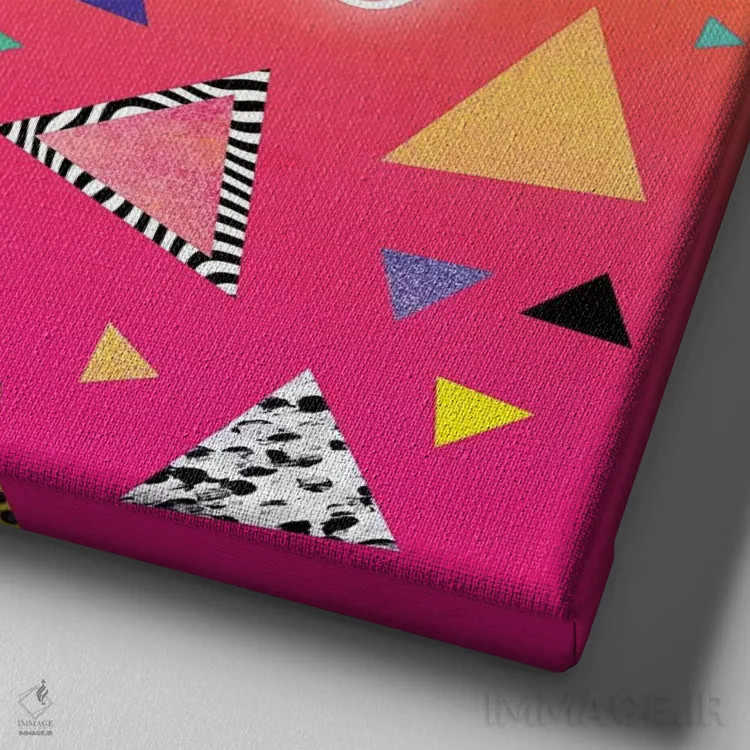 تابلو حال خوب اثر الیزابت فردریکسون - نمای نزدیک بافت بوم