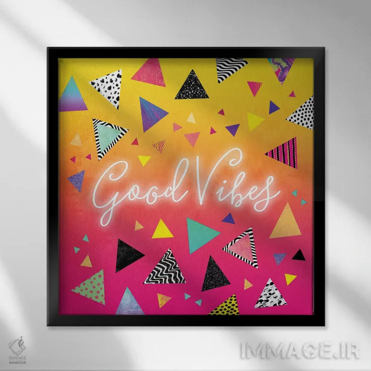 تابلو حال خوب اثر الیزابت فردریکسون - نمای قابدار مشکی