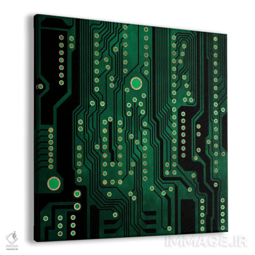 تابلو مدار چاپی ۲ (الکترونیکی) اثر الیزابت فردریکسون - نمای پرسپکتیو محصول