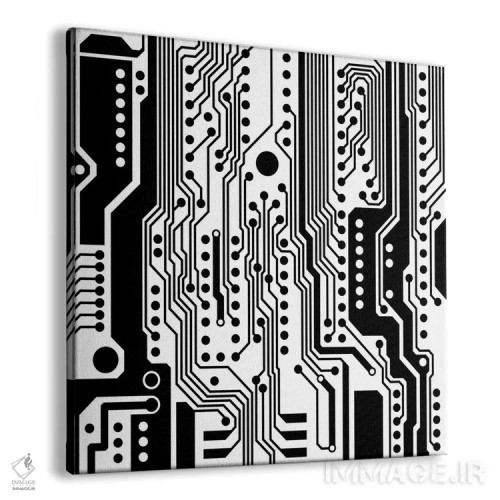 تابلو مدار چاپی ۱ (الکترونیکی) اثر الیزابت فردریکسون - نمای پرسپکتیو محصول
