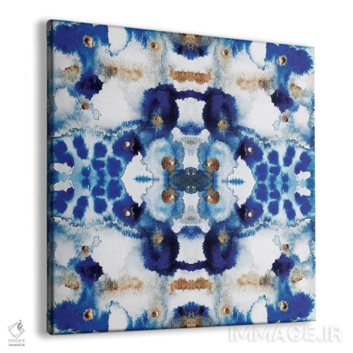 تابلو آبی متقارن اثر الیزابت فردریکسون - نمای پرسپکتیو محصول