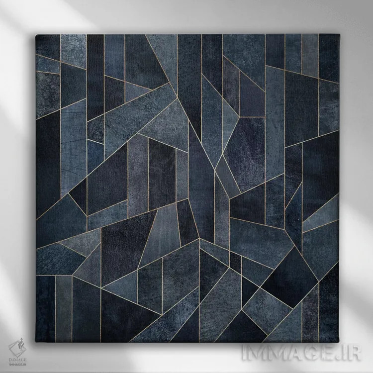 تابلو آسمانخراش ۱ اثر الیزابت فردریکسون - نمای روبهرو روی دیوار