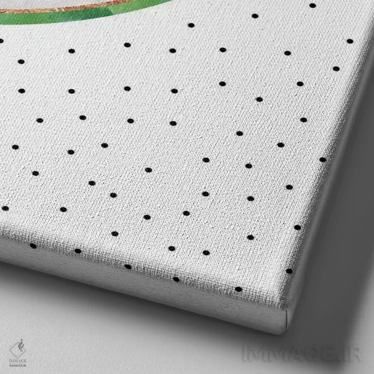 تابلو هندوانه زیبا اثر الیزابت فردریکسون - نمای نزدیک بافت بوم