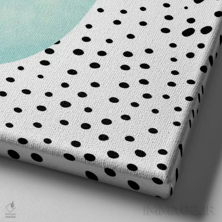 تابلو امروز روز خوبی است اثر الیزابت فردریکسون - نمای نزدیک بافت بوم