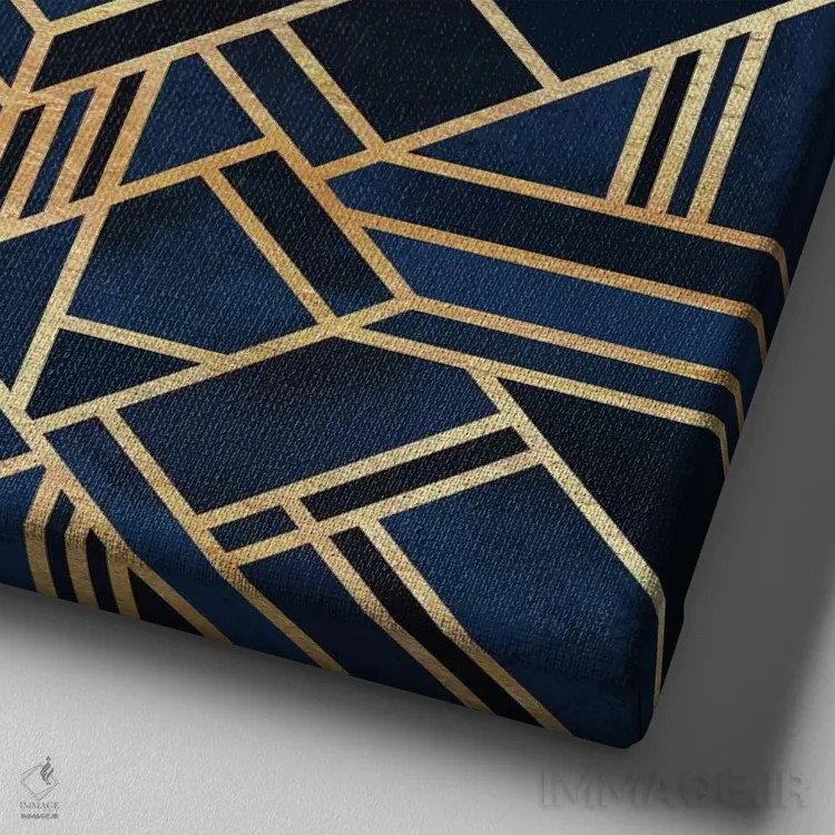 تابلو آرتدکو ۳ اثر الیزابت فردریکسون - نمای نزدیک بافت بوم